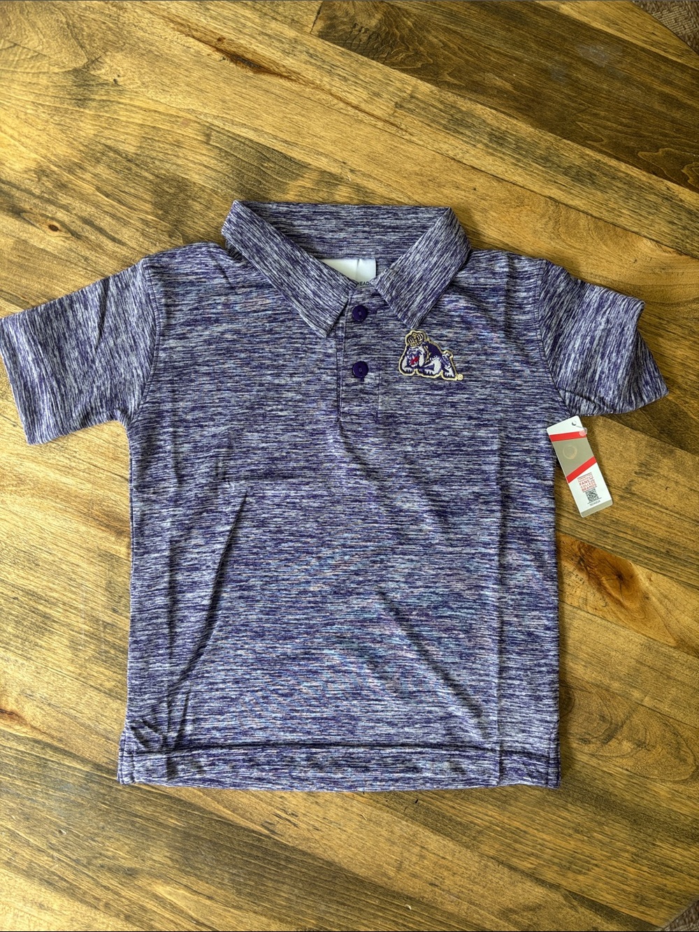 Toddler Kids JMU Dri Fit Polo Shirt